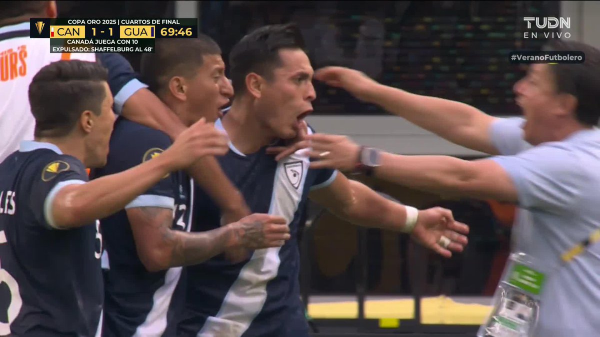 ¡Golazo! Rubín hace explotar a la afición de Guatemala con el empate #VeranoFutbolero #CopaOro