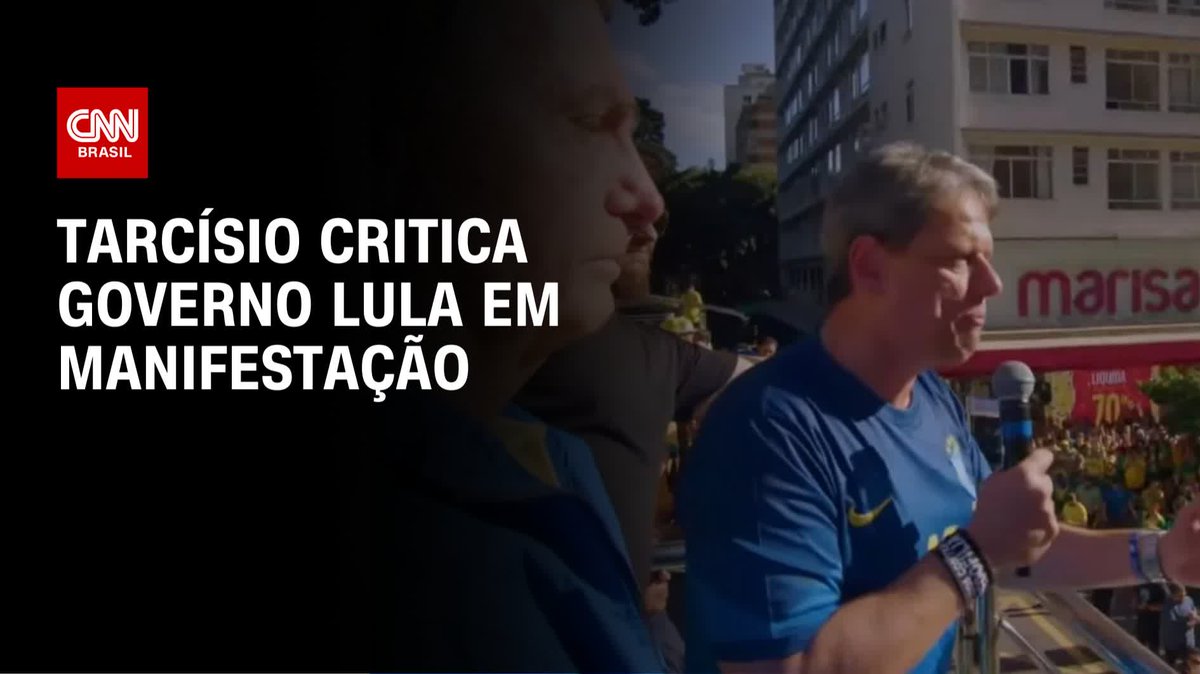 Tarcísio: Brasil não aguenta governo gastador; assista #AgoraCNN