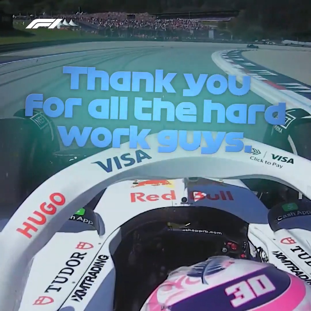 Liam deserves a drink after that drive! 😃 P6 is the Kiwi's best result in F1 to date 🙌 #F1 #AustrianGP