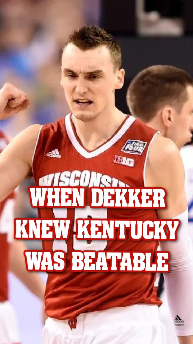 𝙒𝙝𝙚𝙣 𝙮𝙤𝙪 𝙠𝙣𝙤𝙬, 𝙮𝙤𝙪 𝙆𝙉𝙊𝙒 Sam Dekker called game BEFORE #Wisconsin took on undefeated Kentucky in the national semifinals and says how he knew... Want more from Made 'Em Believe? Follow our accounts for more info coming SOON! #OnWisconsin