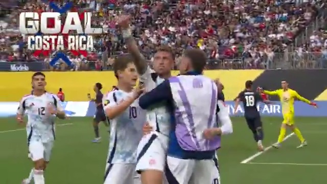 Costa Rica takes the early lead! 🇨🇷 Francisco Calvo sends the penalty home and puts Costa Rica out in front of the USMNT
