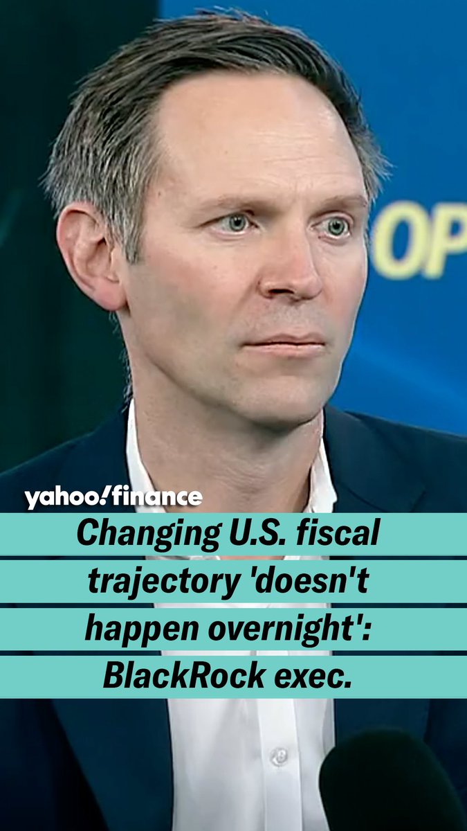 Changing US fiscal trajectory "doesn't happen overnight," BlackRock executive Mike Pyle says.