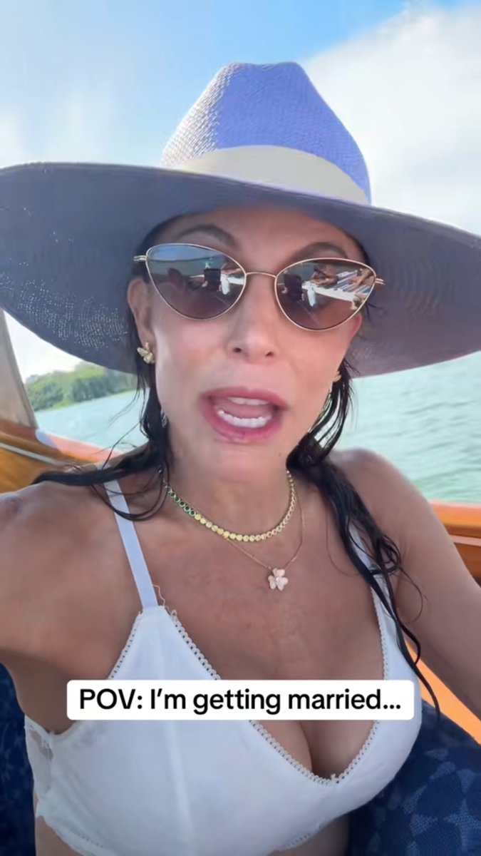 Ps. I'm in a bra on a boat....so you should question the source.... #bra #boat #wedding #dating