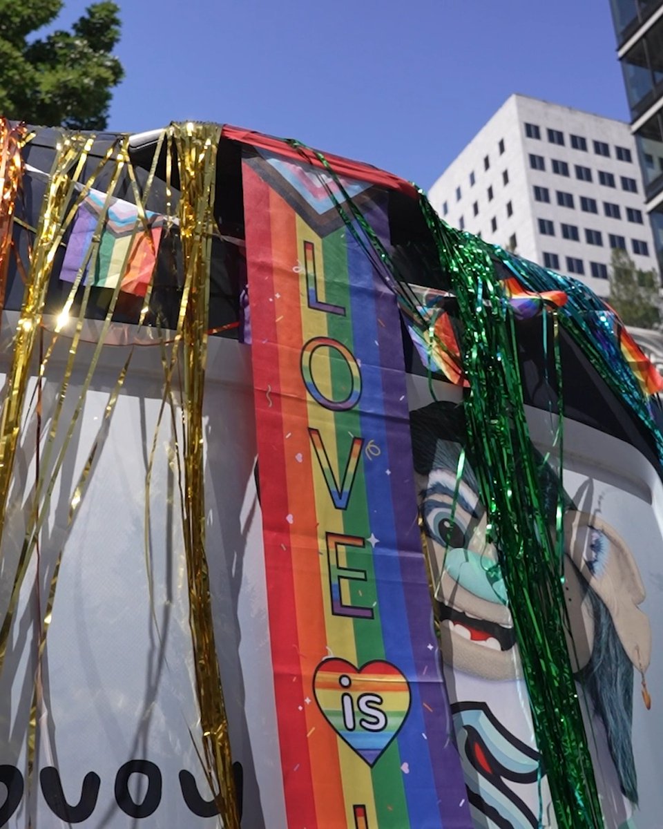 Our Pride Runs Deep 🌈 Had the best day celebrating love and showing our support at the Seattle Pride Parade 🫶