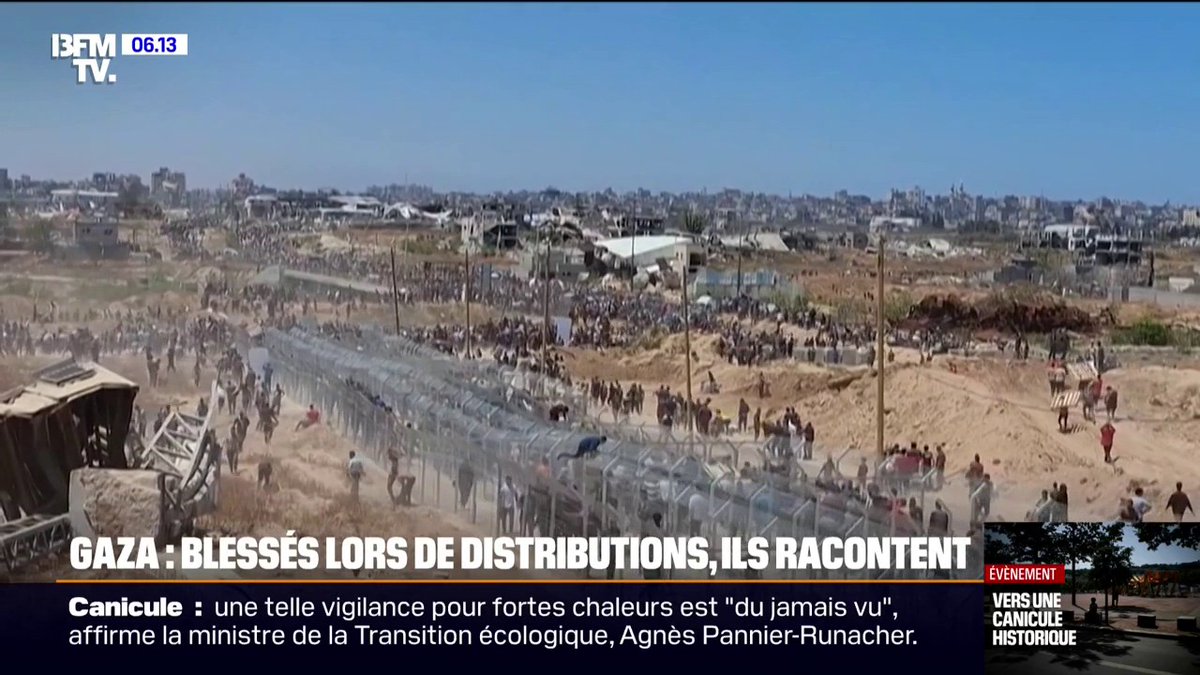 💬 "Je suis resté coincé en train de saigner pendant une heure et demie" Ces Gazaouis blessés lors de distributions d'aide humanitaire témoignent