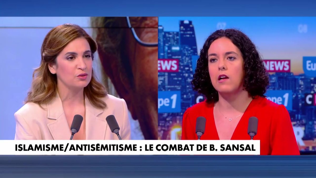 "C'est gentil de parler de ma propre religion !" Échange tendu entre Mabrouk Sonia et @ManonAubryfr #LaGrandeITW #Europe1