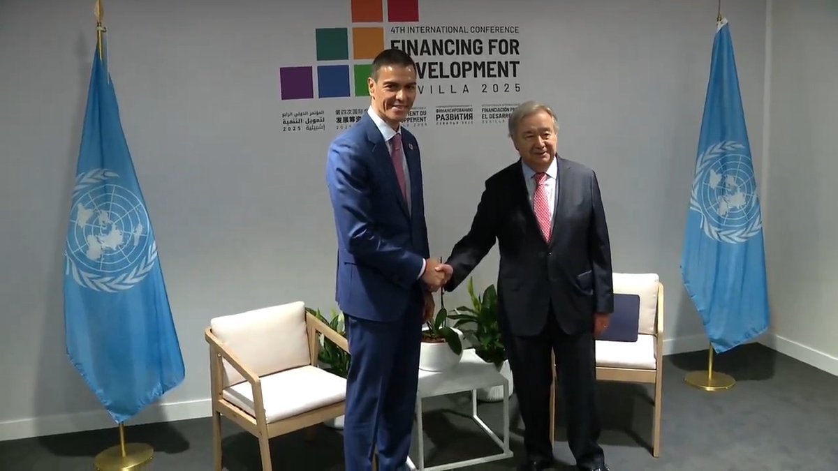 Querido António Guterres, por fin ha llegado el día. Arranca la Conferencia de Sevilla en la que tanto hemos trabajado. Esta semana será un hito para el multilateralismo.