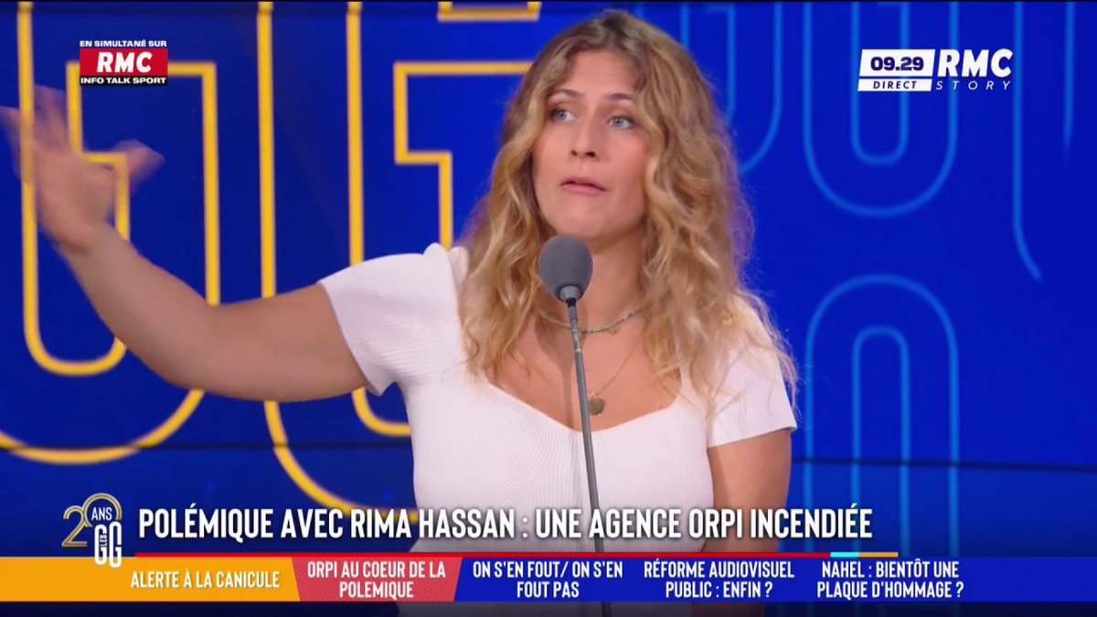 🚨 "On va te la brûler ta Palestine" : deux agents d’Orpi licenciés 🗣️ Flora Ghebali : "Le licenciement, c'est normal. Mais je trouve ça dingue qu'il n'y ait jamais d'appel au calme de la part de LFI... et ne pas croire le maire pour l'incendie, c'est ridicule." #GGRMC