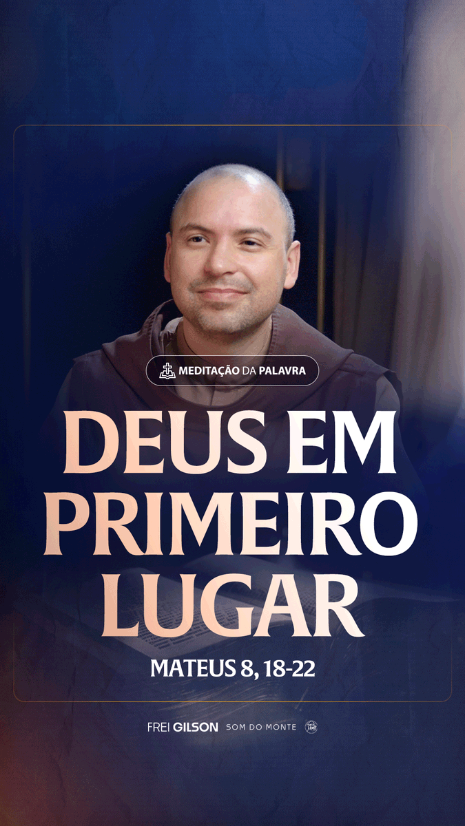 Deus em primeiro lugar | (Mateus 8, 18-22) #2392 Passagens Complementares: Mateus 10,37-38 Filipenses 3,13-14 João 12,25 Mateus 6,33