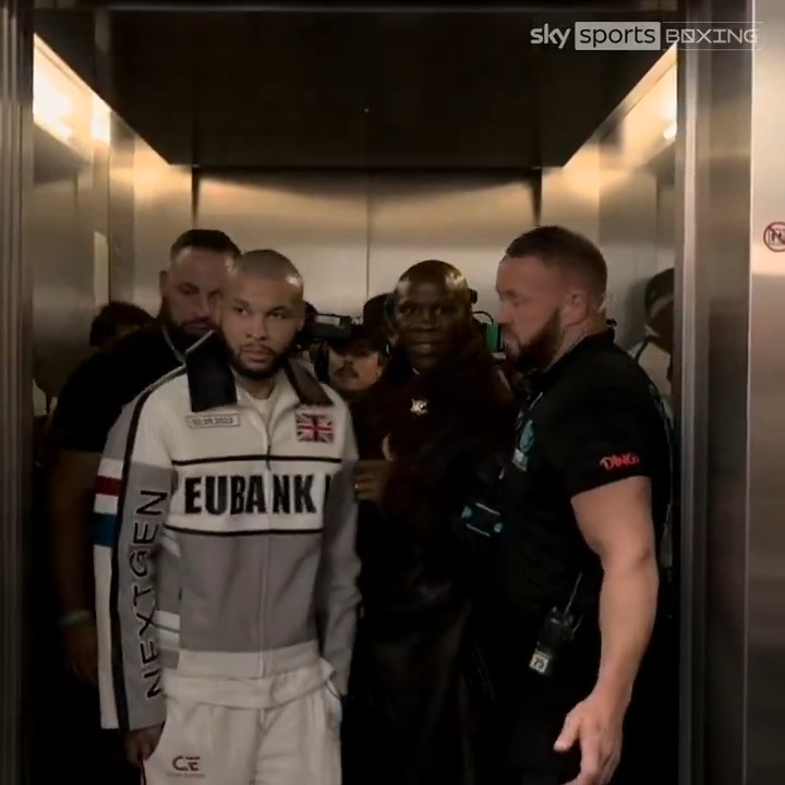 Will Chris Eubank Sr be at the second fight? 👀
