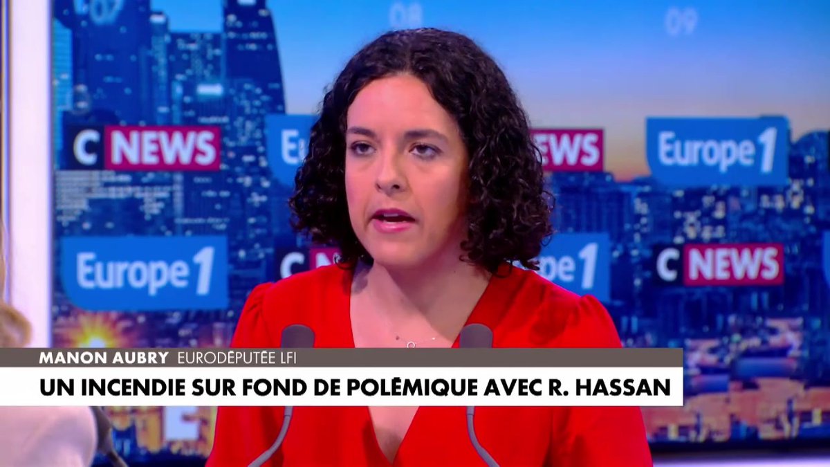 Regardez l'agressive Manon Aubry face à Sonia Mabrouk, elle parle seule, la voix perchée dans la tête, les yeux exorbités, dans une transe d'arguments... Le cirque du vide sonore !