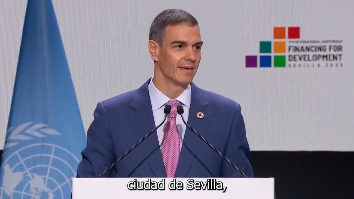 Sevilla nos ofrece una oportunidad para corregir el rumbo. Para alzar la voz. Aprovechémosla. Trabajemos juntos. Porque no hay un norte y un sur. Solo hay una humanidad que necesita soluciones compartidas a desafíos comunes.