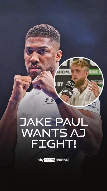 Jake Paul has Anthony Joshua in his sights after beating former middleweight champion Julio Cesar Chavez Jr 😮