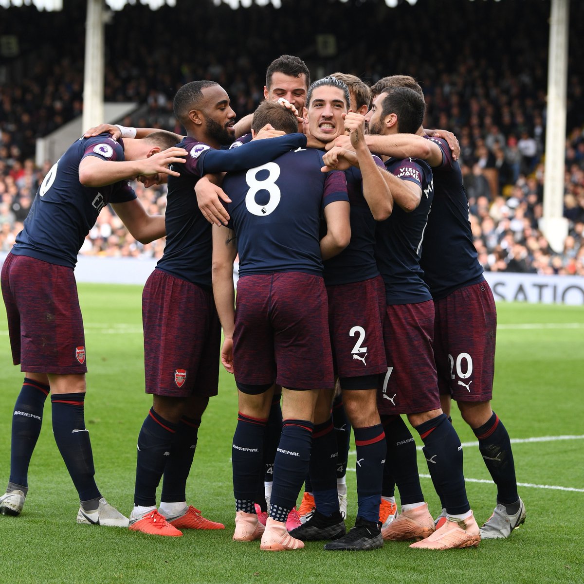 MW8: Fulham (A) Aaron Ramsey's flick capped a stunning team move as we won 5-1 at Craven Cottage in 2018 🔥