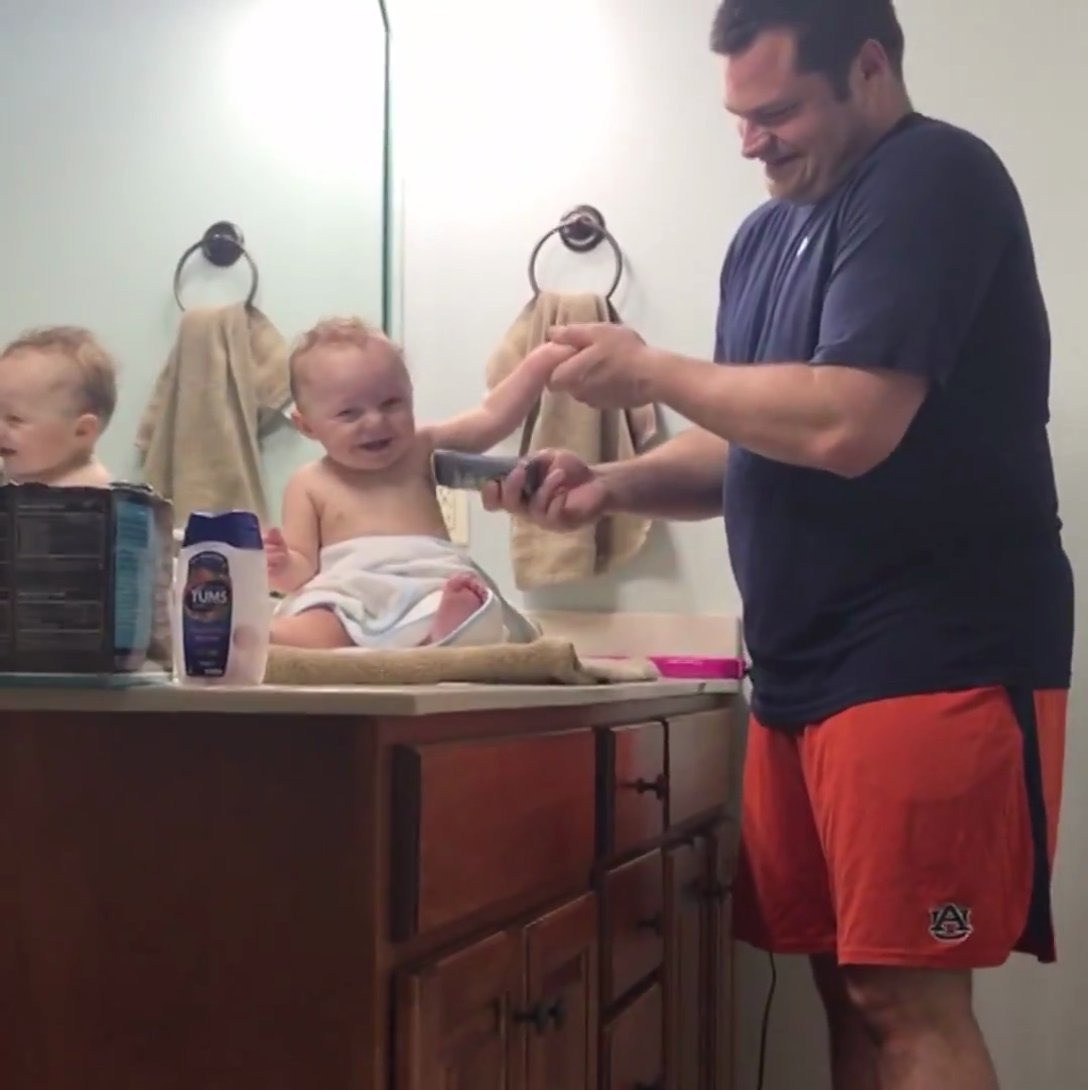 When Daddy’s home, the house feels so much livelier