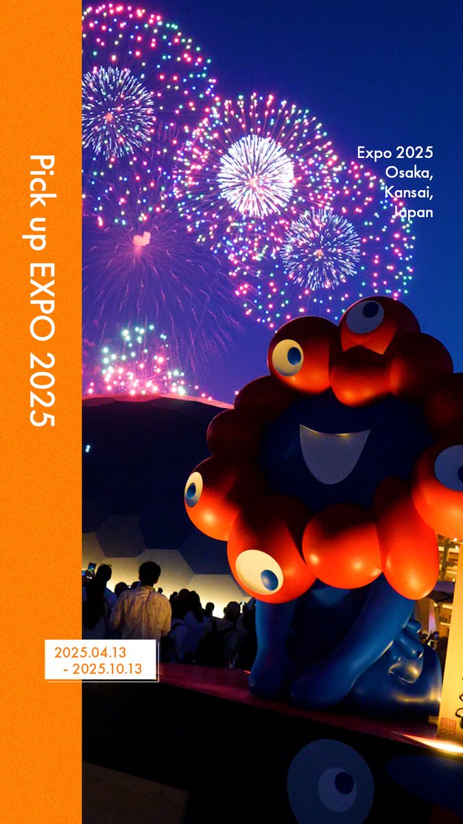 ◤Pick up #EXPO2025 ◢ #大阪・関西万博 での出来事をご紹介📸✨ 📍JAPAN FIREWORKS EXPO 6月28日(土)に行われた花火大会🎆 夢洲の夜空を彩った秋田県の「#大曲の花火」を 歓声とともにどうぞ✨ 次回は7月21日(月)予定！👀 大阪・関西万博 🎆 JAPAN FIREWORKS EXPO 公式 | 日本全国の花火大会が集結！ #きたぞ万博 #HelloEXPO2025 #万博の花火