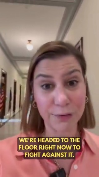 I am headed to the floor right now to fight against President Trump's signature bill that will make you pay in every part of your life.