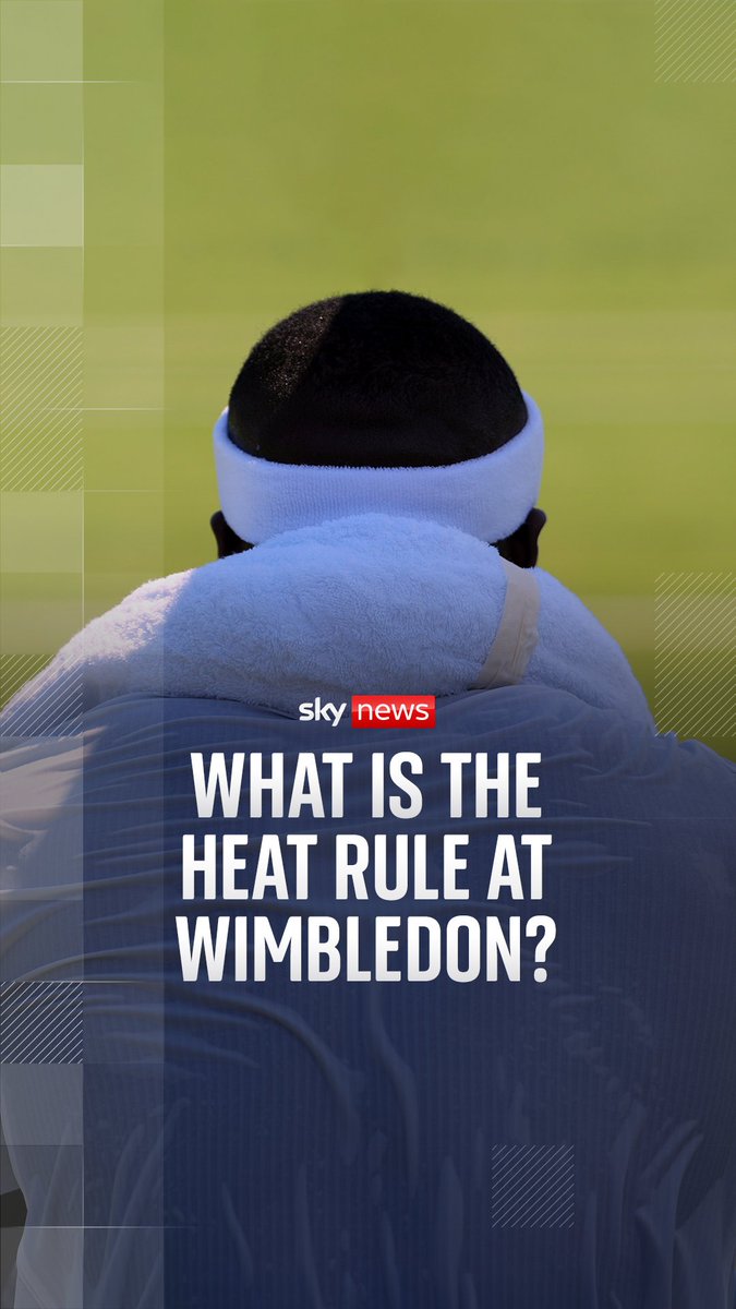 🎾 What is the heat rule at Wimbledon and when is it enforced? Read more: