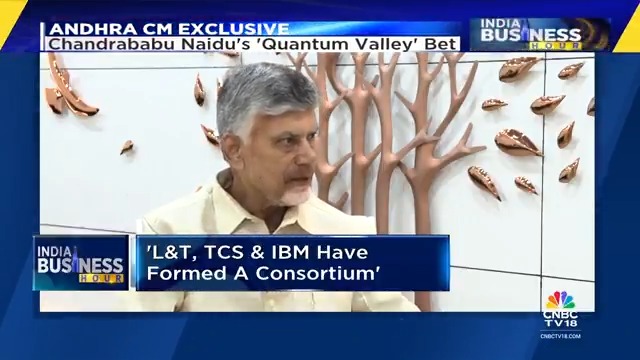 #CNBCTV18Exclusive | Andhra Pradesh CM N Chandrababu Naidu (N Chandrababu Naidu) hosts tech leaders as he aims to build a "#QuantumValley" in Amaravati. Naidu also says that IBM, TCS and L&T have formed a consortium focussed on #quantumcomputing and #AI in a conversation with Shilpa S. Ranipeta