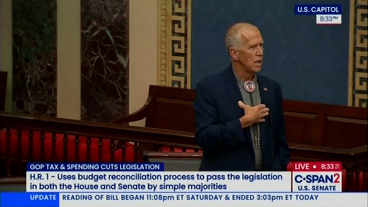 Republican Senator Tillis: I would love nothing more than you to prove me wrong about Medicaid cuts. But after 3 different attempts for them to discredit our estimates, they admitted we were right. So what do I tell 663,000 people when Trump breaks his promise by pushing them off of Medicaid?