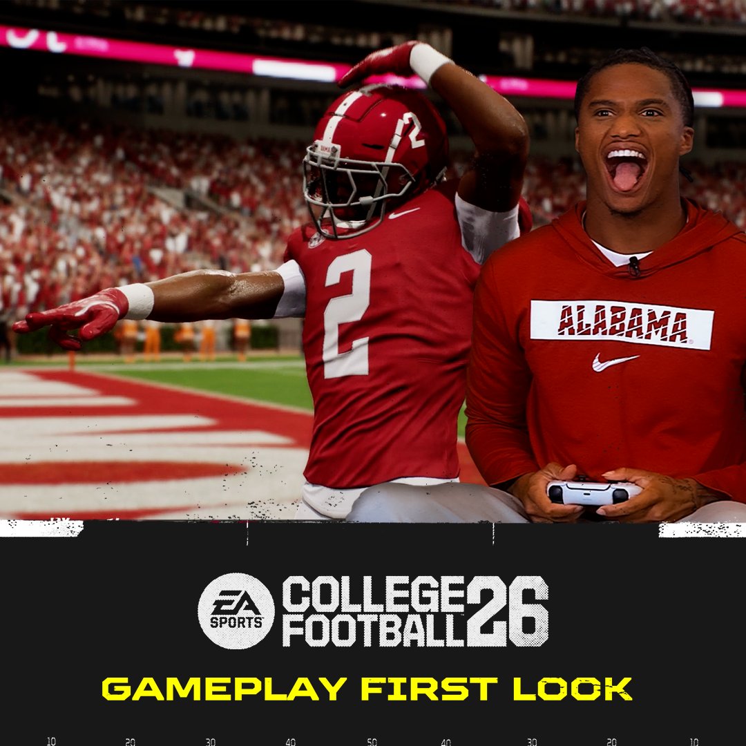 Your first look at #CFB26 gameplay with 𝐑𝐲𝐚𝐧 “𝐇𝐨𝐥𝐥𝐲𝐰𝐨𝐨𝐝” 𝐖𝐢𝐥𝐥𝐢𝐚𝐦𝐬 2 himself! 💪 🎮 Watch Here ➡️
