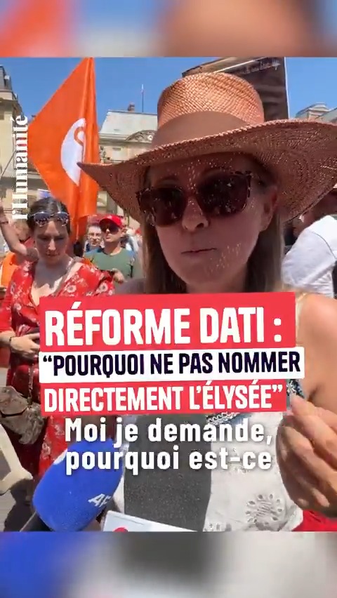 "Pourquoi vouloir casser ce qui fonctionne ?" Charline Vanhoenacker était dans la rue contre la réforme de l'audiovisuel public portée par Rachida Dati. Le point sur le projet ➡️