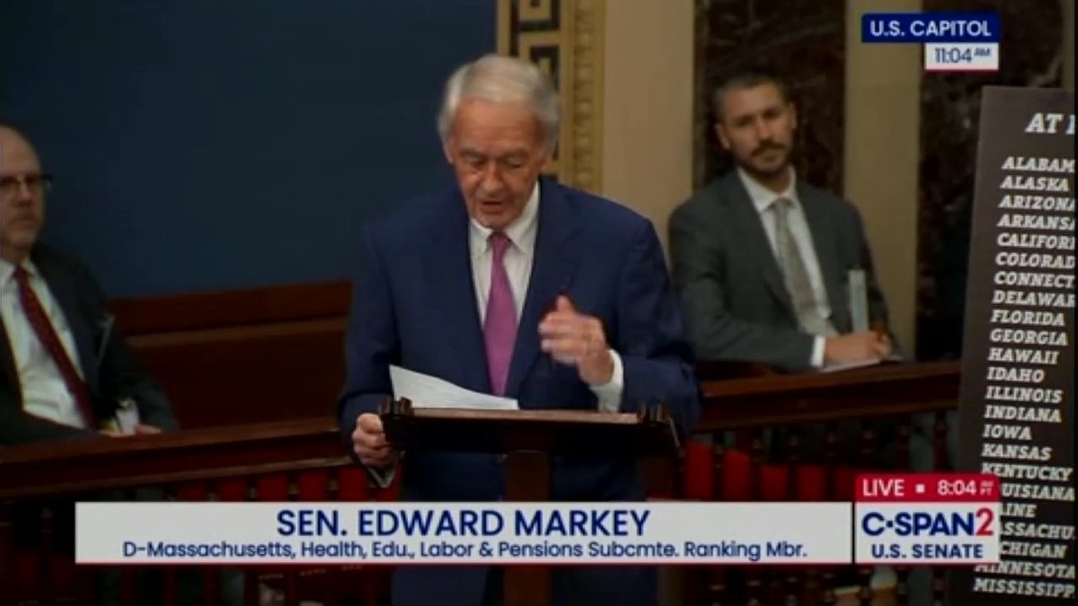 Senator Ed Markey: I rise today to cut any part of this big ugly bill that would force rural hospitals to limit services or close their doors. I've released a list of over 300 rural hospitals at risk of closing because of any major cuts to Medicare and Medicaid. That's what Republicans are guaranteeing with a $1 trillion cut to our health care system. It's like giving aspirin to a cancer patient. It's pathetically inadequate. Stop these healthcare cuts