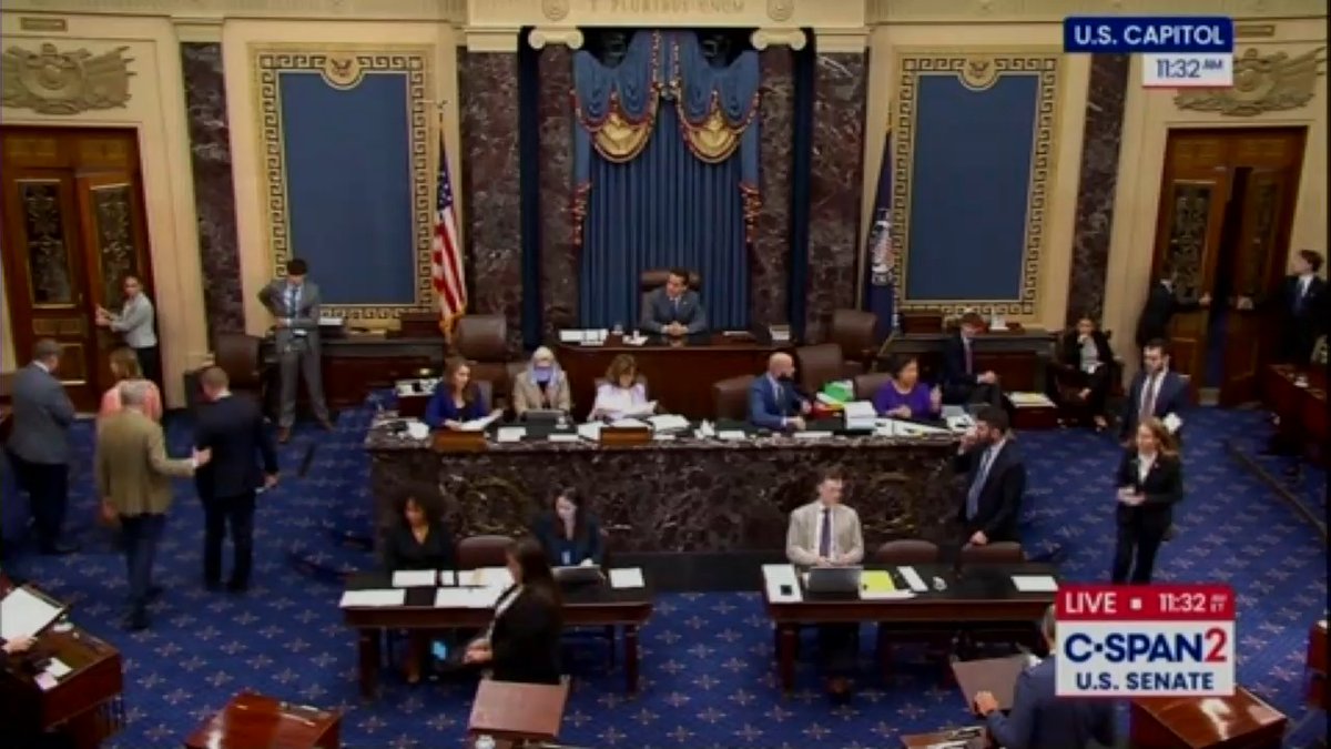 Sen. Amy Klobuchar: In nutrition assistance alone, Trump's budget bill shifts tens of billions of dollars onto the states, creating chaos for state budgets and hardship for families. Seriously, the largest shift in this whole bill is on the backs of kids and veterans and seniors and people with disabilities. $64 billion over to the states. You know they can't pay for this. It's hurting local grocery stores. It's hurting our farmers, and it's all done to pay for tax cuts to the wealthy