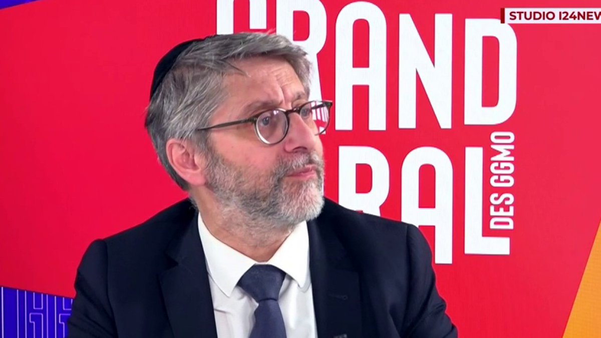 "Un génocide n'a rien à voir avec le nombre de victimes, il a à voir avec la volonté d'éradication d'une population et c'était le cas le 7 octobre" Haïm Korsia (Haïm Korsia) grand rabbin de France