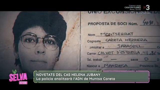 🟢 “La policia ha demanat una mostra genètica de Montserrat Careta” La periodista Anna Punsí ens porta novetats, en exclusiva, del cas d’Helena Jubany #LaSelva3Cat ▶