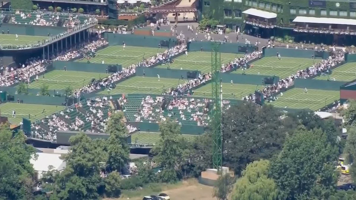 Wimbledon's opening day becomes the hottest opening on record ☀️