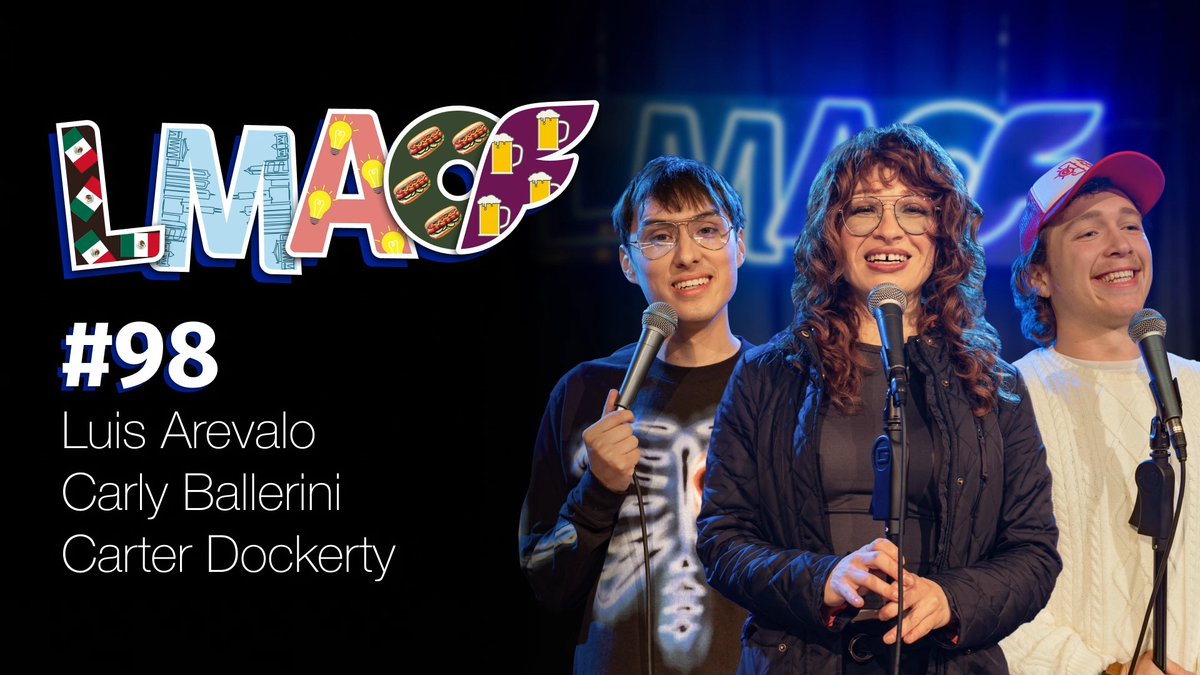 A hilarious new #LMAOF? Great idea, bro 💡 Don't miss Chicago's Carly Ballerini, @AHumbleLuis &amp; Carter Dockerty on stage... 📺 Tune in free:
