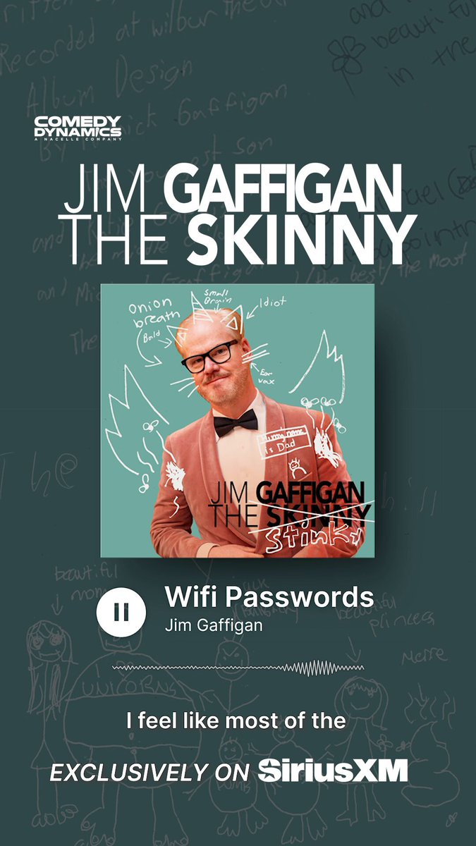 The album version of THE SKINNY is now is available inclusively on @SiriusXM. The video version is still streaming on @Hulu. All new material on EVERYTHING IS WONDERFUL tour
