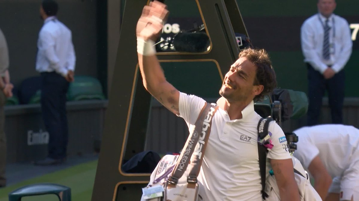 Thank you for all the entertainment, Fabio 🇮🇹 #Wimbledon