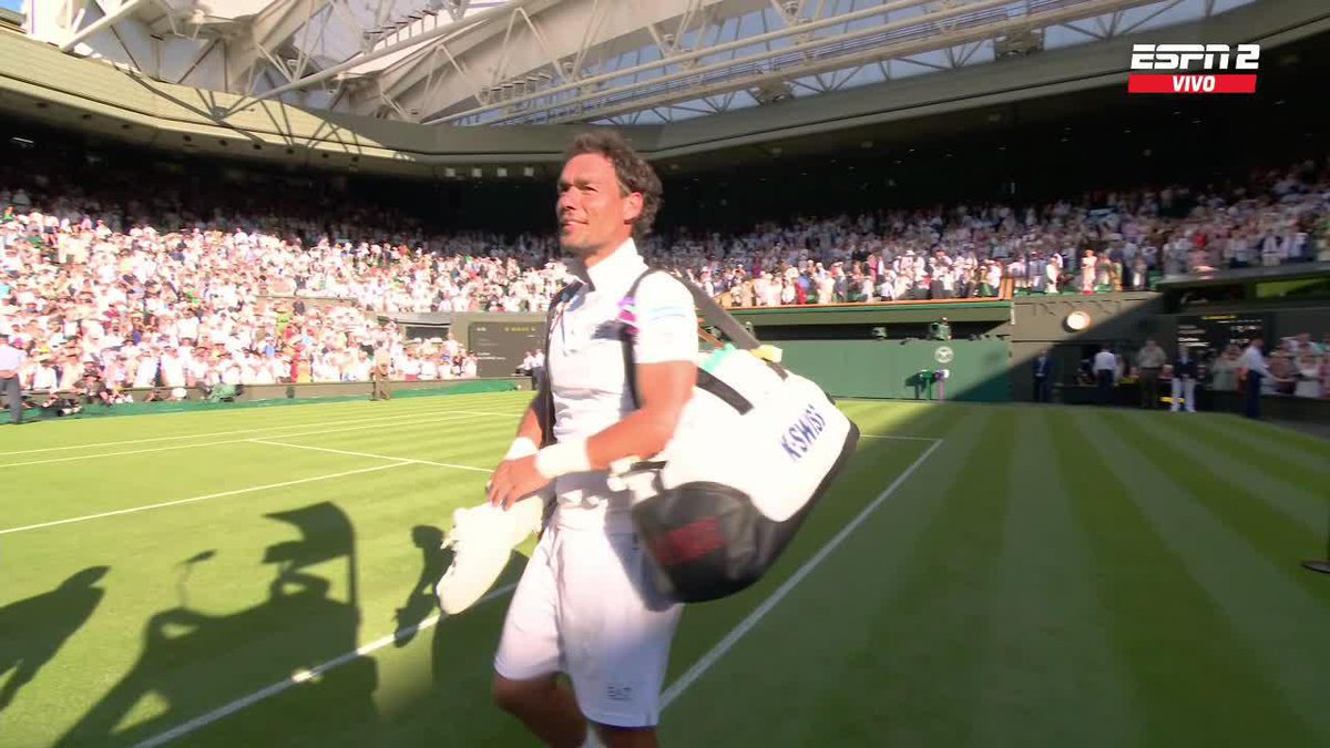 Fognini le pidió la camiseta a Alcaraz para regalársela a su hijo. ❤️ #Wimbledon