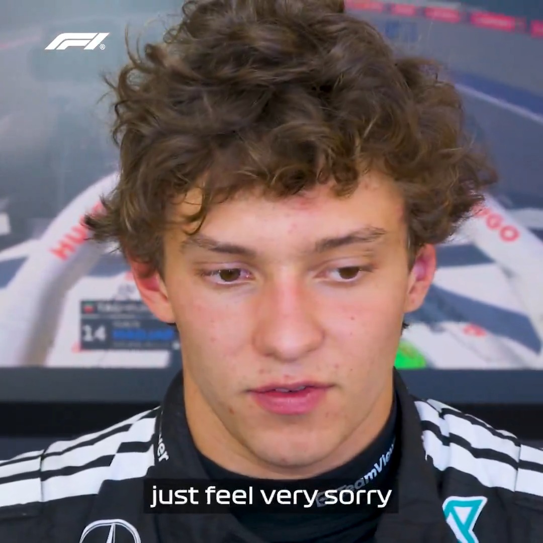 "I feel very sorry" Kimi Antonelli and Max Verstappen debrief the unfortunate first lap incident between the pair 🗣️ #F1 #AustrianGP