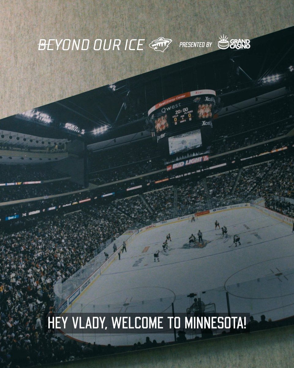 📞 Hey Vlady, welcome to Minnesota #mnwild | Grand Casino