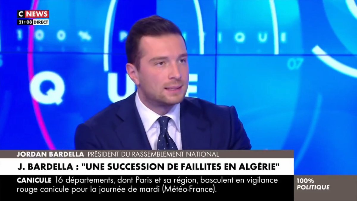 Il faut durcir notre position contre l'Algérie : il faut enclencher des mesures. On doit fermer deux robinets : celui de l'immigration et celui des subventions. On ne doit plus donner de visas ni d'argent public à l'Algérie ! CNEWS