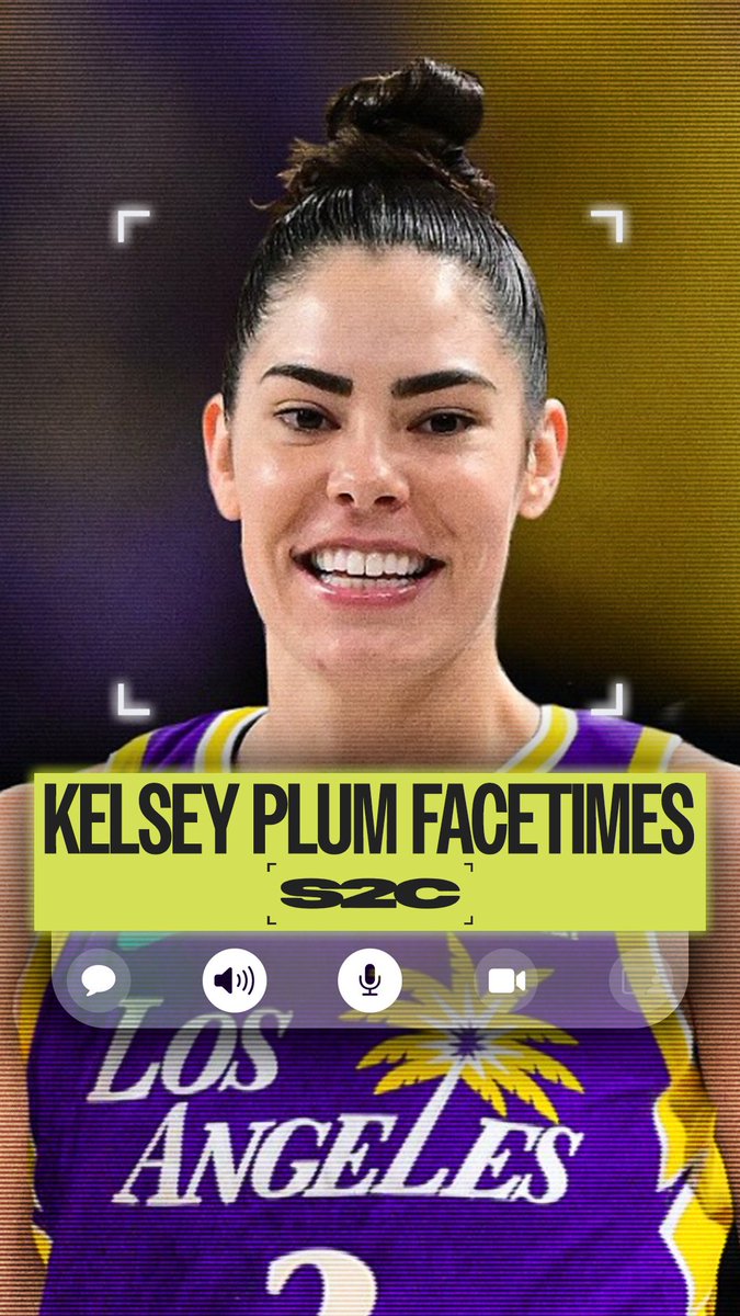 .Kelsey Plum checks in on Cam &amp; Dearica Marie Hamby via FaceTime 🧡