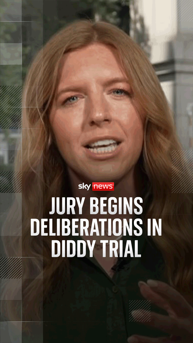 Jurors have begun deliberating in Sean 'Diddy' Combs's sex trafficking case. Sky's @MarthaKelner has the latest from New York
