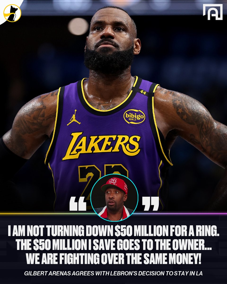 Gil agrees with LeBron not taking paycuts to chase rings 💯 (via Gil’s Arena)