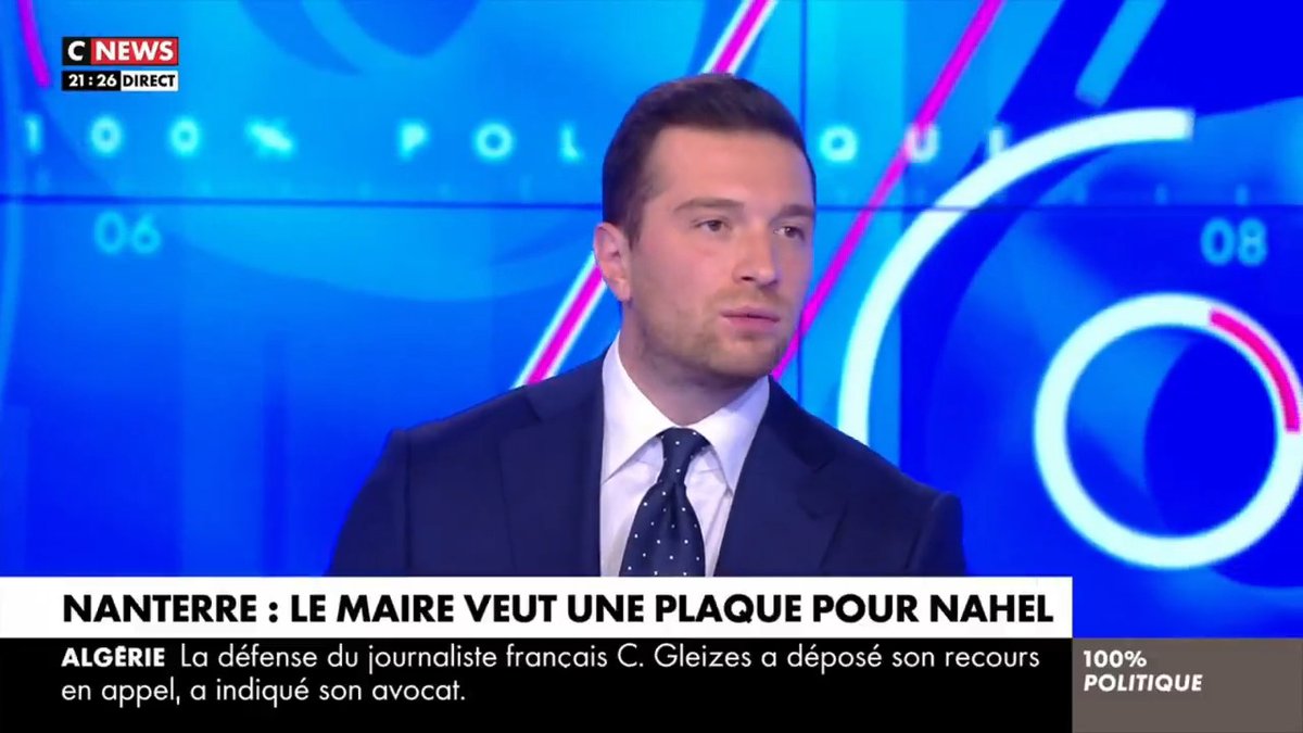 Il y a un refus d'obtempérer toutes les 20 minutes en France. Face à cette situation, face à la montée des violences, nous mettrons en œuvre la présomption de légitime défense pour nos policiers.