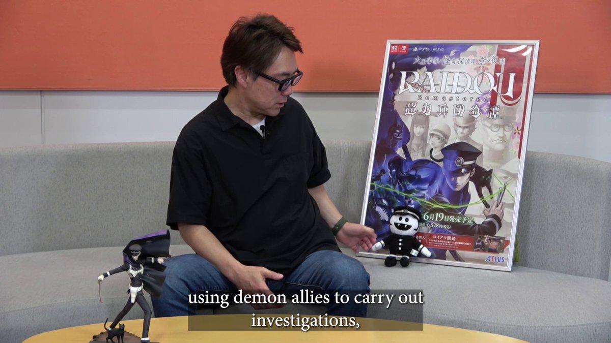 How is the RAIDOU series different from sister series like Persona? 💭 Dive into what makes RAIDOU Remastered special with Game Director Kazuyuki Yamai. Watch the full Developer Fan Q&A: