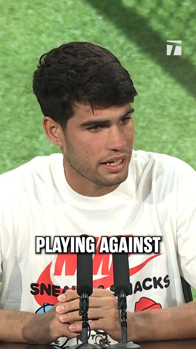 “I’m just glad to have shared the court once again with him.” Carlos Alcaraz pays respect to Fognini after tough five set battle 👇 #Wimbledon