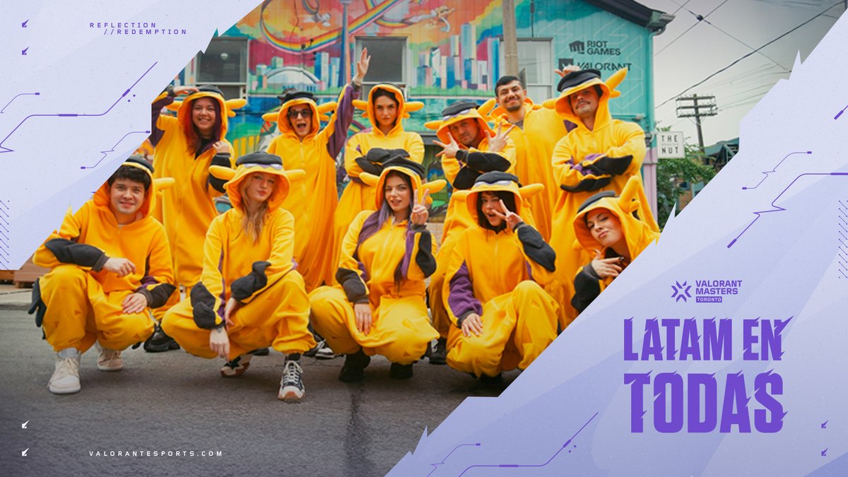 Los mejores fanáticos del mundo están por todo LATAM, haciendo cosplay, streameando, casteando, haciendo arte, entregando la nota, y cuando toca disfrutar lo que más nos gusta, todo el mundo nos nota 😎 ¡Vive la experiencia de LATAM en #VALORANTMasters Toronto!