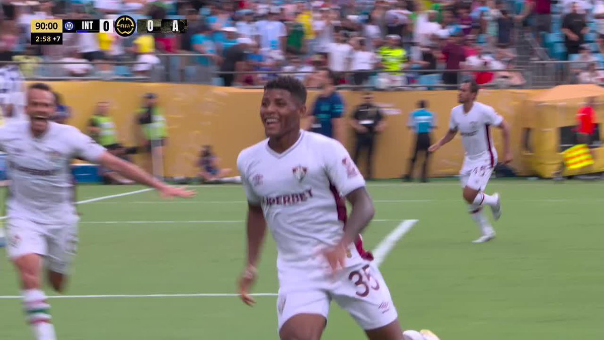 FLUMINENSE 🇧🇷 LE GANA 2-0 A INTER 🇮🇹 Y ESTÁ A PUNTO DE ELIMINARLO DEL MUNDIAL DE CLUBES.
