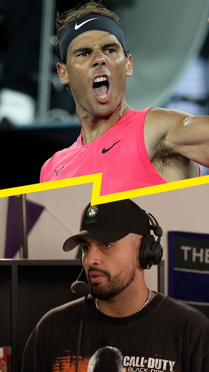 😳 “I played him on clay, I couldn’t walk the next day.” ❌ “I don’t think we’ll never see anyone dominate like that in any sport.” Nicholas Kyrgios raves over Rafa Nadal’s dominance on clay courts 👑