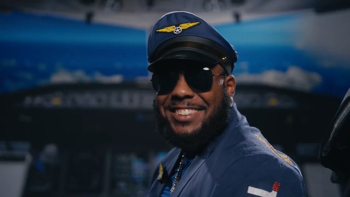 Welcome on board Flight TBJ with direct service to Atlanta. We spoke to your Captain and Co-Captain. They have a message for you... ✈️ VOTE BLUE JAYS: 😃