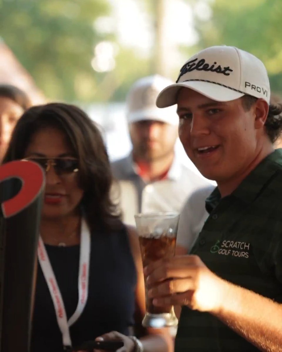 being a 20-year-old winner on TOUR looks something like this 😂