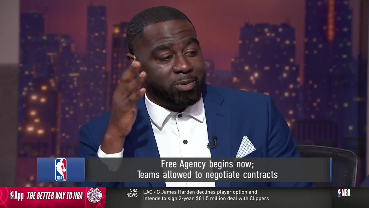 "We used to report agreements at 6:01...that time has changed right now." — Chris Haynes (via NBA TV)